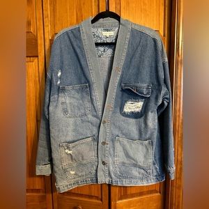 Buckle Designed Jean Jacket